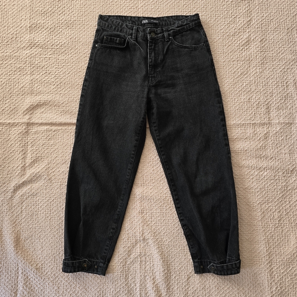 Zara Women's High Rise Jeans - Black